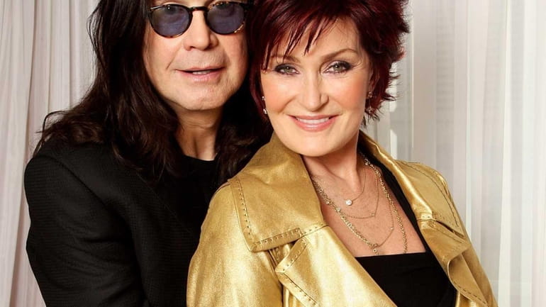 Sharon and Ozzy Osbourne prior to hosting the BRIT Awards...