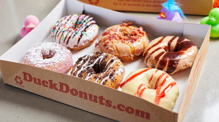 Duck Donuts’ made-to-order doughnuts are also made-to-deliver. All three Long...