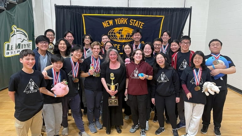 Syosset High School's team won first place at this year’s...