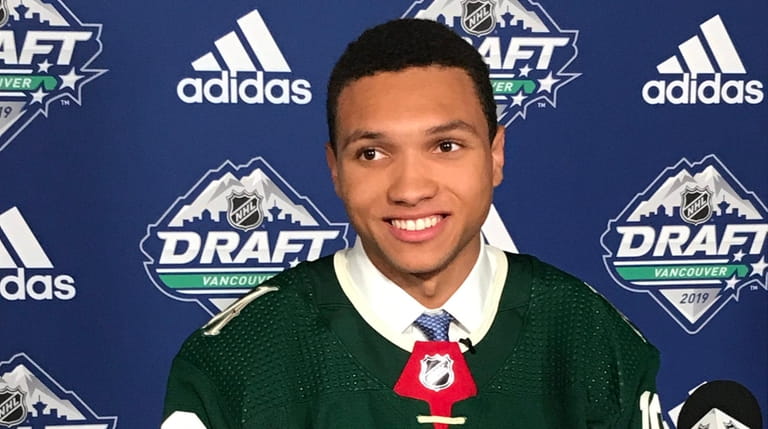 Laurel Hollow's Marshall Warren, drafted by the Minnesota Wild.
