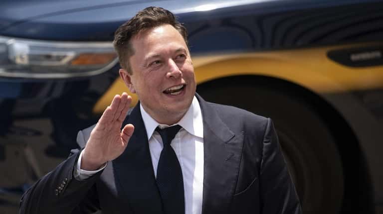 Elon Musk, chief executive officer of Tesla Inc..
