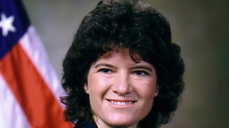 This undated photo released by NASA shows astronaut Sally Ride....