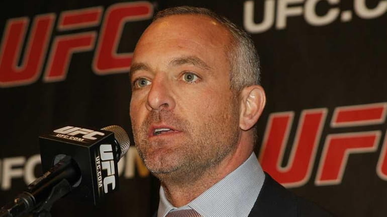 Lorenzo Fertitta, UFC chairman and CEO, speaks during a press...