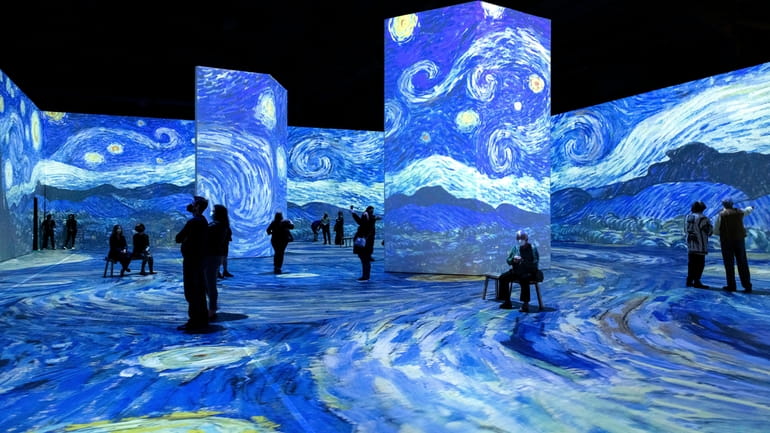 "Beyond Van Gogh: The Immersive Experience," a projection program focused...