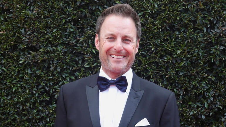 Chris Harrison attends the 2018 Daytime Emmy Awards in Pasadena, Calif.