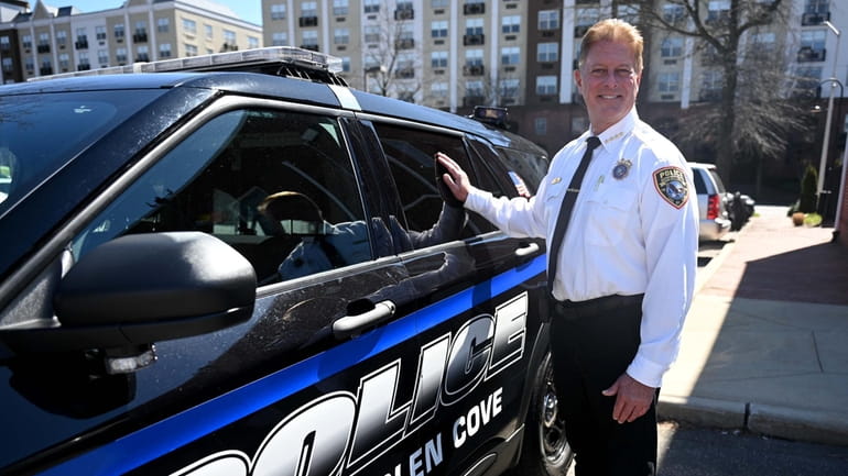 Glen Cove Police Chief William Whitton at department headquarters Thursday.