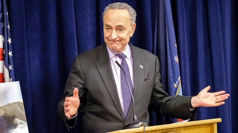 Sen. Chuck Schumer's approval rating among state voters overall has...