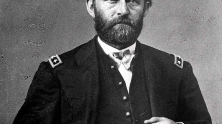 Lt. General Ulysses S. Grant poses for Mathew B. Brady....