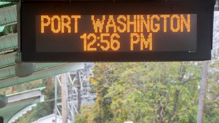 The MTA said there will be trains running from Port Washington to...