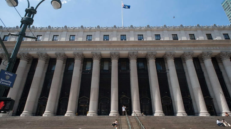 An exterior view of Farley Post Office. (Aug. 13, 2012)
