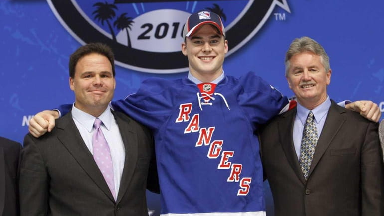 Dylan McIlrath of Canada was the tenth pick by the...