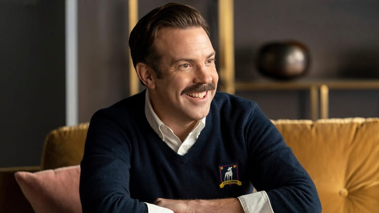 Jason Sudeikis in a scene from "Ted Lasso."