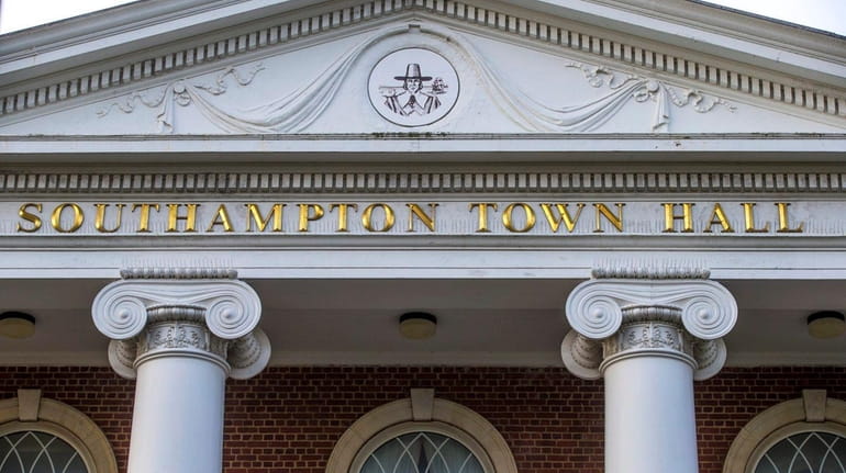 Southampton Town Hall on Hampton Road in Southampton, seen Sept....