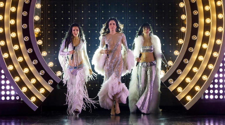 The three phases of Cher: Teal Wicks, left, as Lady,...