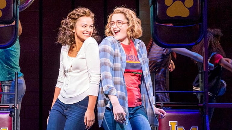 Isabelle McCalla, left, and Caitlin Kinnunen star in the Broadway...