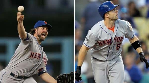 R.A. Dickey and David Wright will represent the Mets at...
