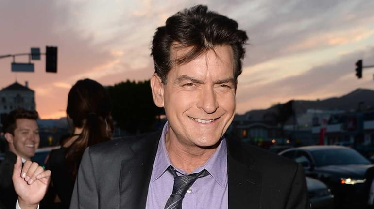 Actor Charlie Sheen arrives at the Dimension Films' 'Scary Movie...