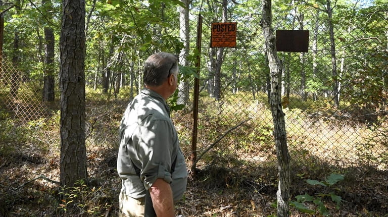 John Turner, of the Seatuck Environmental Association, sought access to...