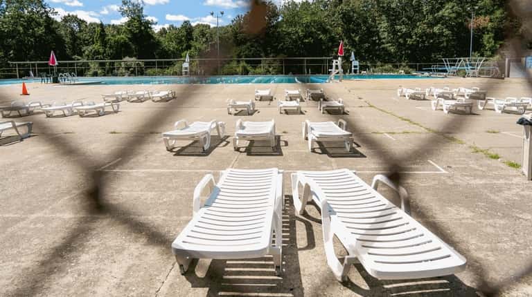 The Dix Hills pool was closed on Sunday.