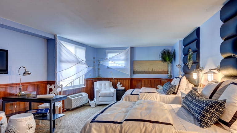 A bedroom designed for the Ronald McDonald House in New...