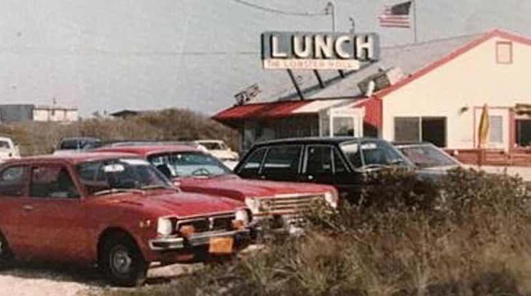 A vintage photo of The Lobster Roll, the roadside eatery...