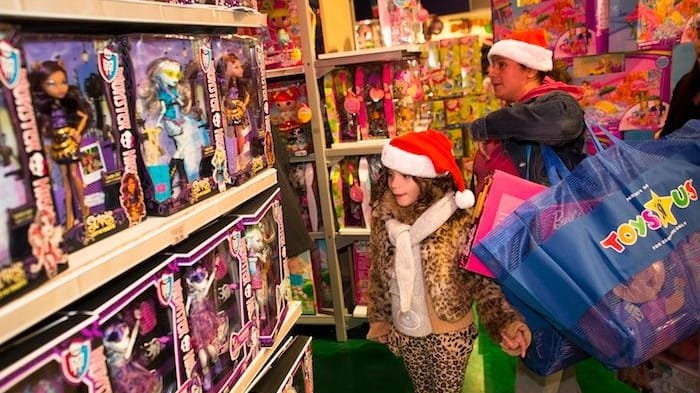 Toys R Us' Black Friday sales begin on Thursday, Nov....