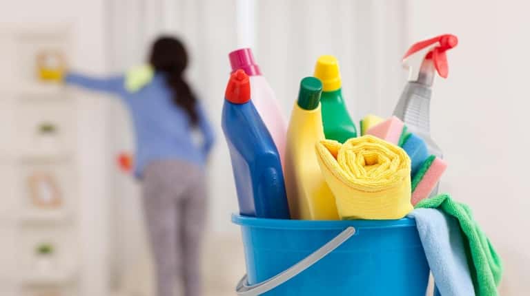 Keep cleaning supplies on hand