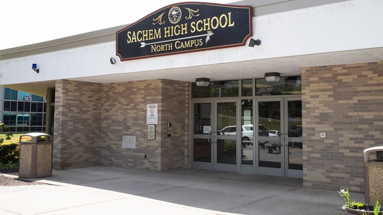 Sachem High School North campus pictured in 2019. A lawsuit...
