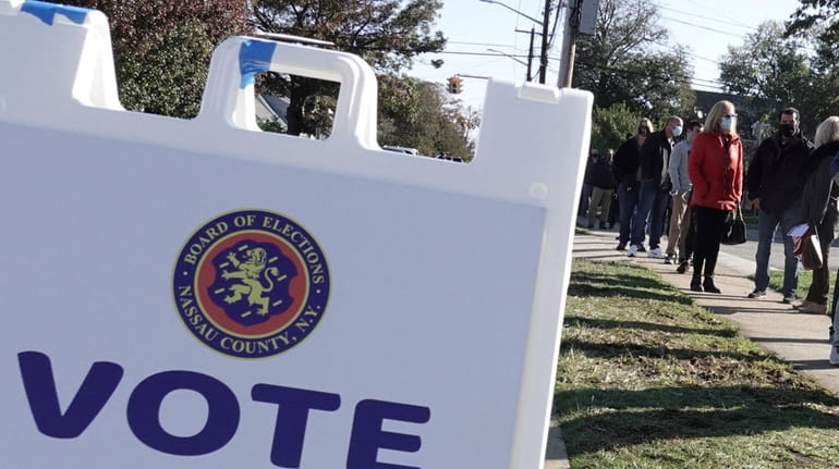 Voters will go to the polls on Tuesday, Nov. 2,...