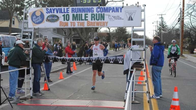 Conor Shelley, 24, of Rockville Center finished first in the...