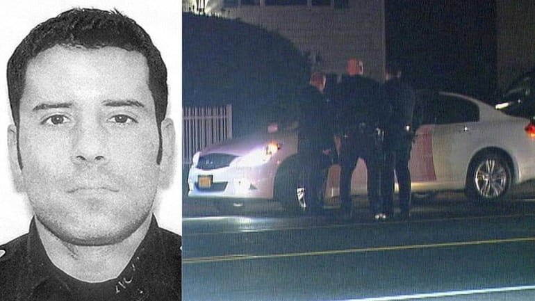 The Nassau County Police Department fired officer Anthony DiLeonardo, who...