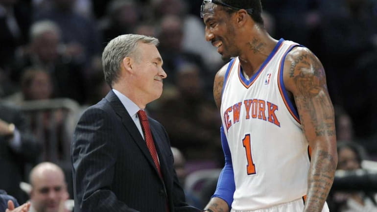 Amar'e Stoudemire said the Knicks' struggles are not coach Mike...