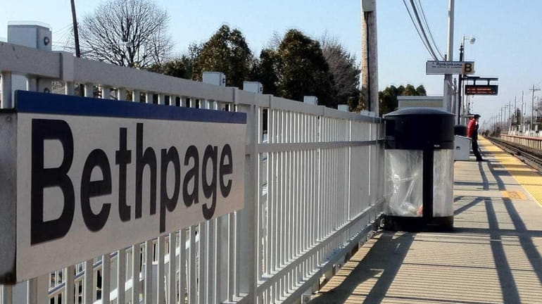 The Bethpage station of the LIRR.  (March, 19, 2012)