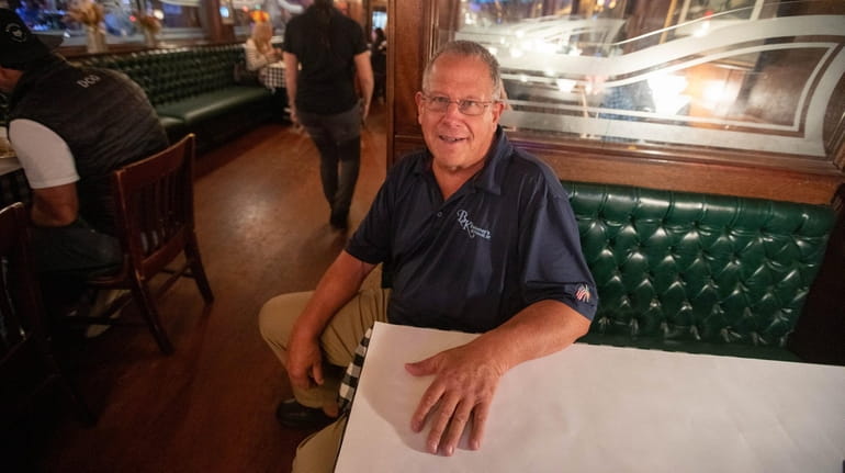 John Coumatos, co-owner of B.K. Sweeney's Parkside Tavern in Bethpage.