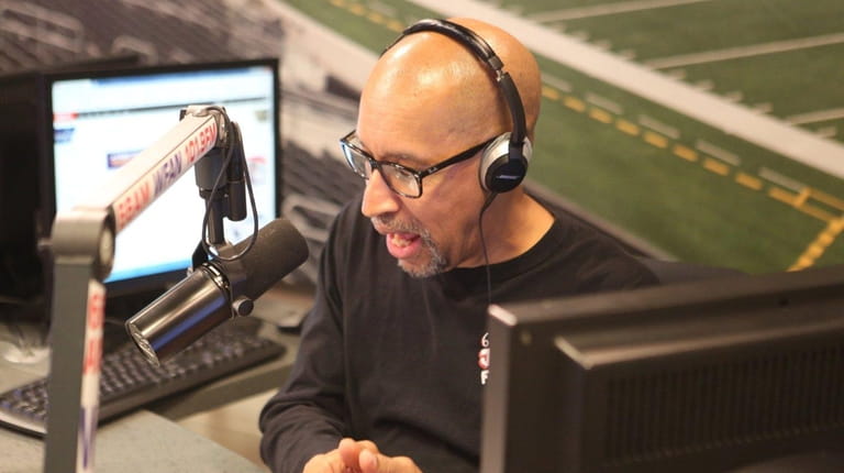 Tony Paige hosts his WFAN overnight show at the radio...