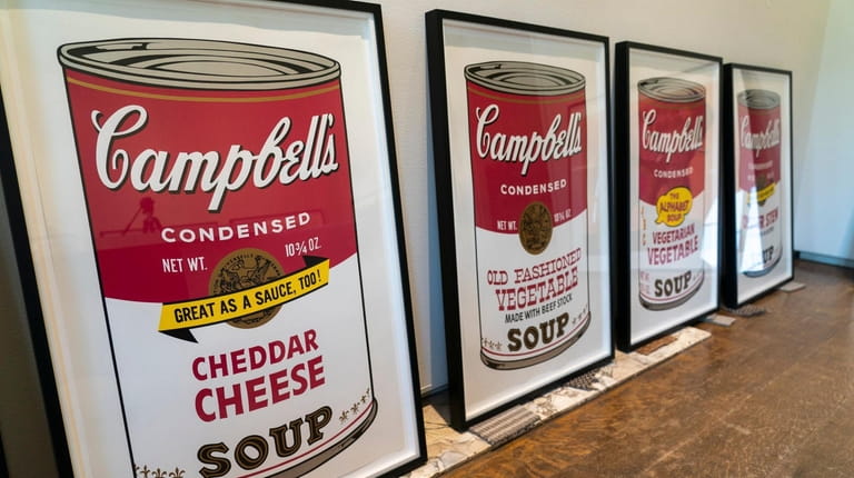 Portraits of Campbell's soup cans are among the most iconic...