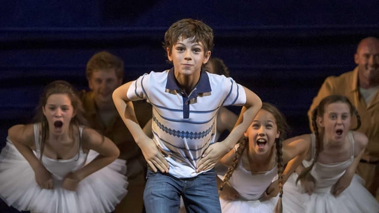 Elliott Hanna and Ruthie Henshall in “Billy Elliot the Musical...