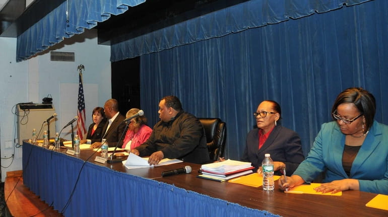 The Hempstead School Board convened for a special meeting, Thursday...
