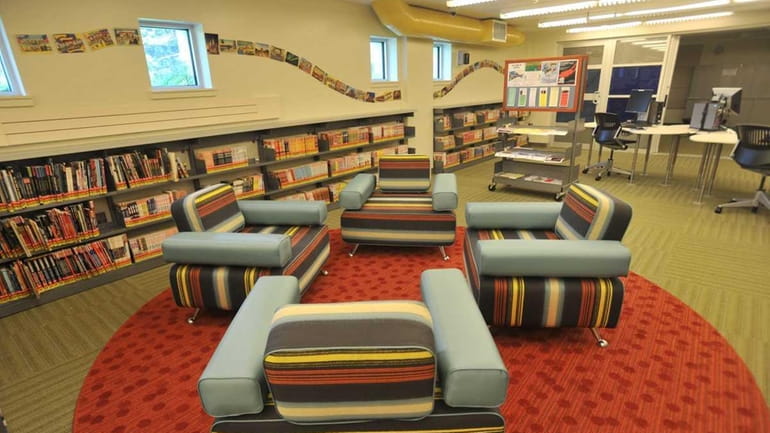 The Underground section for teens is furnished with contemporary surroundings...