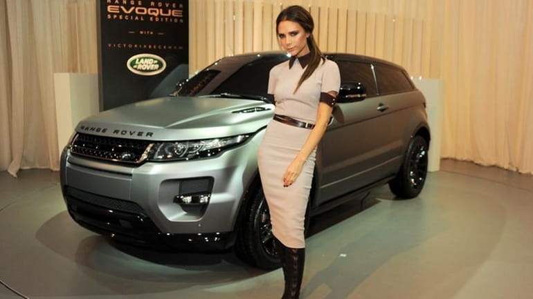 Victoria Beckham at the launch of the 2012 Range Rover...