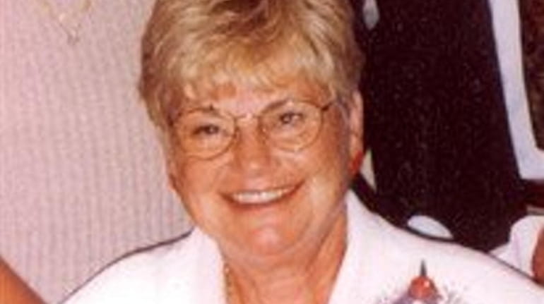 Renee Alevas, a Holocaust survivor, teacher and former Patchogue village trustee,...