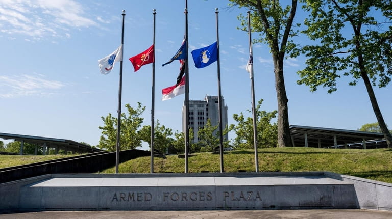 The Armed Forces Plaza in Hauppauge