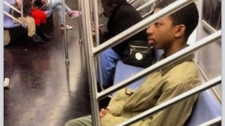 NYPD is investigating whether an F train subway rider shown...