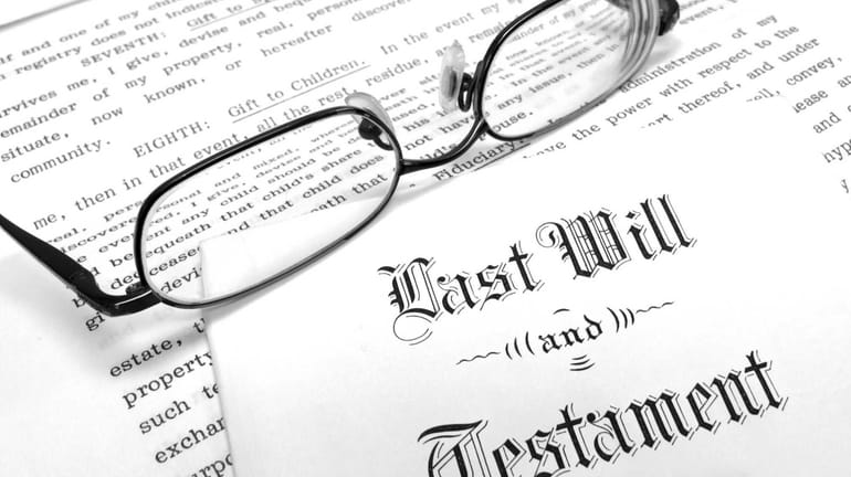 Leaving a will to divide up your property can save...