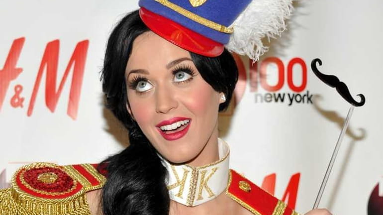 Singer Katy Perry attends the Z100 Jingle Ball concert at...