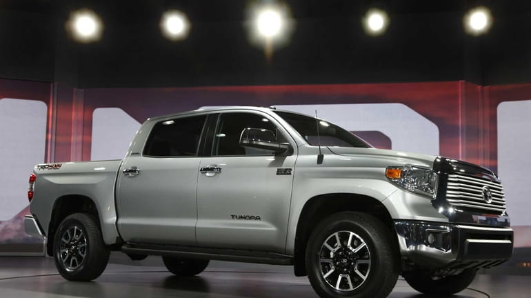 The redesigned 2014 Toyota Tundra is unveiled at the Chicago...