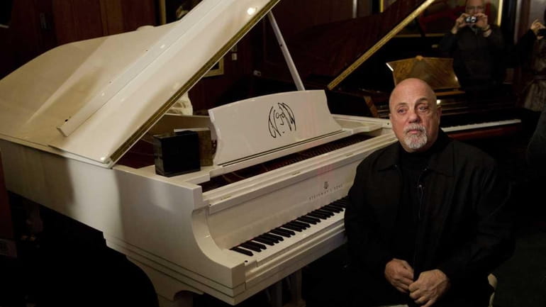 Billy Joel at the unveiling of his Steinway Hall portrait...