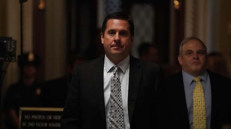 Rep. Devin Nunes, chairman of House Intelligence Committee, seen here...