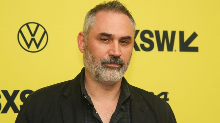 Director Alex Garland arrives for the world premiere of "Civil...