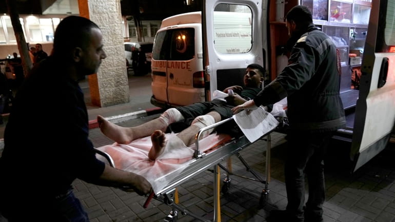 A Palestinian wounded in a settler rampage at the Palestine...